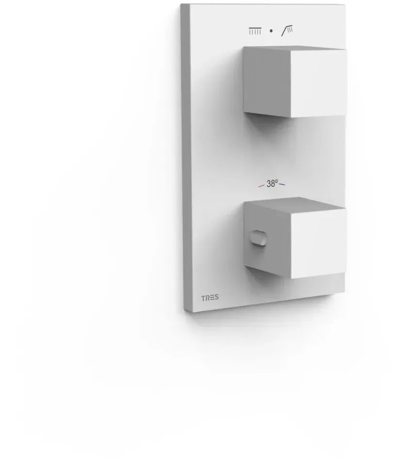 Tres Sichtbares Teil für 2 Wege Unterputzgehäuse Therm box , 00625001BM 00625001BM