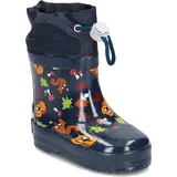 Playshoes Gummistiefel Halbschaft gefüttert Regenstiefel, Marine, 27