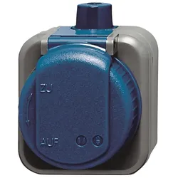 1St. Busch-Jaeger 2300 EWDI SCHUKO Steckdose, 2-polig Busch-Duro 2000 WDI (IP 66...