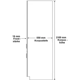 Küchen-Preisbombe Winkelküche Siena L-Form 280 cm Schwarz matt