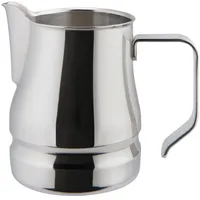 ILSA Cappuccino-Milchkännchen aus Edelstahl, 18/10 Tassen 9, 75 cl, Stahlfarben