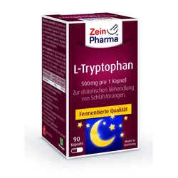 Zeinpharma L-Tryptophan 500 mg Kapseln 90 Stück