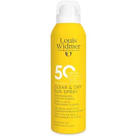 Louis Widmer WIDMER sun CLEAR & DRY SUN SPRAY 50