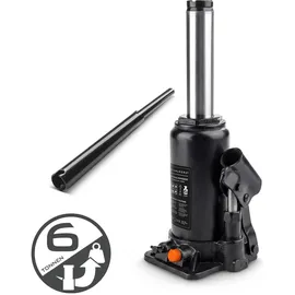 STAHLWERK Hydraulikheber 6 T 200 - 405 mm Stempelwagenheber Autoheber Wagenheber