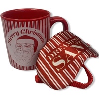 Capelli New York Tasse Geschenkset aus Tasse mit Schlafmaske rot