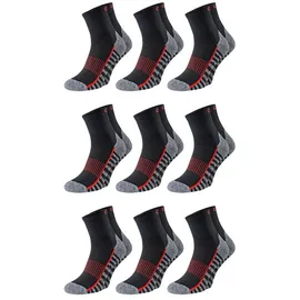 CHiLI Lifestyle Socks Chili Lifestyle Quarter Socken CUSHION GRIP 9 Paar gepolstert Baumwolle