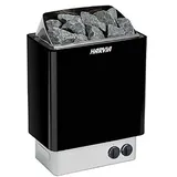 Saunaöfen Harvia Kip Schwarz 8.0 kW | mit integrierter Steuerung | HBK800230