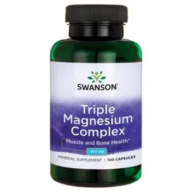 Swanson Health Products Triple Magnesium Complex 400 mg Kapseln 100 St.