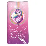 ROTH Einhornportrait Badetuch 60 x 120 cm rosa