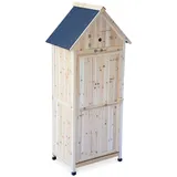 sweeek Gartenschrank aus Tanne, 4 Stauräume