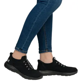 Rieker Slip-On Sneaker Damen Schwarz 38