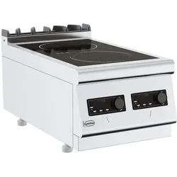 Combisteel Elektroherd Induktion mit 2 Platten und 230V