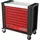 KS Tools PERFORMANCEplus P25 SCHWARZ/ROT Werkstattwagen mit 8 Schubladen