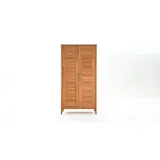 Drehtüren-Kleiderschrank Halvar Massivholz Kernbuche H:202cm/B:107cm/T:61cm landhaus