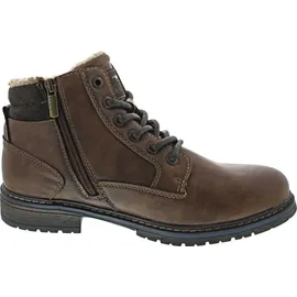 Mustang Schnürstiefel Herren Braun 43