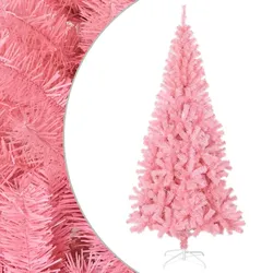 vidaXL Künstlicher Weihnachtsbaum mit Ständer 240 cm PVC Rosa
