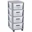 Curver Infinity Rollbox 4x11 L grau-weiß