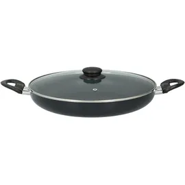 Alpina Kasserolle Ø28cm - mit Glasdeckel - Antihaftbeschichtung - Alle Herdarten - Aluminium/Glas