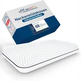 AM Qualitätsmatratzen Nackenstützkissen Premium 60 x 35 cm Weiß