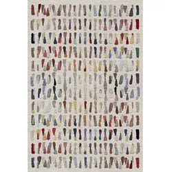 Bamyum Zola Bedruckter 200x300 Teppich Chenille-Druck Maschinell Hergestellt