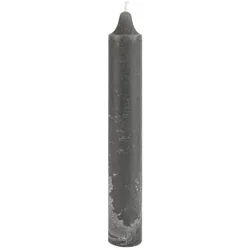 IB Laursen Dickere Rustikale Stabkerze 25 cm, Ø 3,8 cm, Höhe 25 cm, Ø 3,8 cm, dunkelgrau