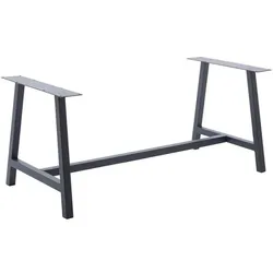 Tischgestell Malmö - A-Form / Traverse - Metall, Anthrazit - 200cm