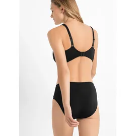 bonprix Minimizer-BH BONPRIX "Minimizer-BH mit gepolsterten Trägern (2er Pack)", Damen, Gr. 95, Cup C, beige (kreidebeige, schwarz), Obermaterial: 80% Polyamid, 20% Elasthan. Futter: 100% Baumwolle.