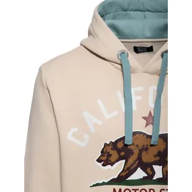 King Kerosin California Motor State Hoodie beige S