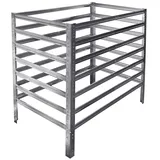 shelfplaza HOME 100x110x100 cm Komposter in verzinkt mit 1100 Liter Volumen