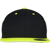 Flexfit Classic Snapback 2-Tone schwarz/unifarben Erwachsene