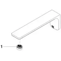 Dornbracht Auslauf 90118402300-00 90118402300 210 mm, 5,68 l/min chrom
