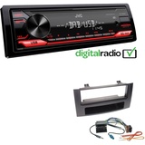 JVC 1-DIN Digital Autoradio DAB+ für Volkswagen VW T5 Transporter bis 2015