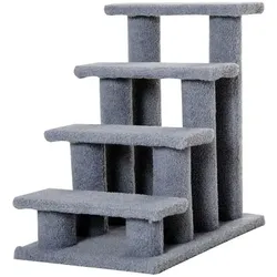 PawHut Treppe, 63 cm, grau