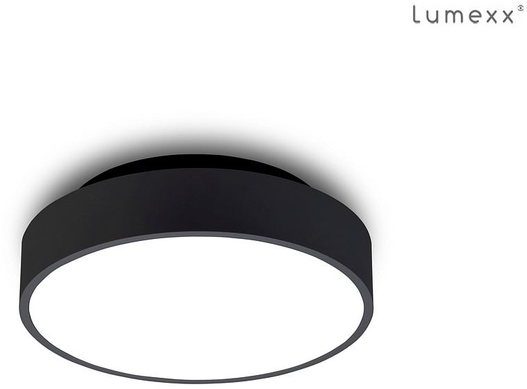 Lumexx LED Deckenleuchte MOON C260 LED, 14W, 3000K, 1205lm, IP20, dimmbar, schwarz LUM-2-512-02-2