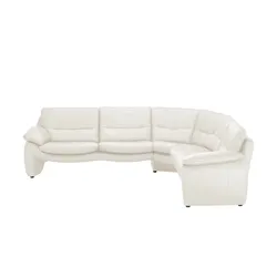 smart Ecksofa  Melodie ¦ weiß ¦ Maße (cm): B: 280 H: 80 T: 255