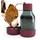 ASOBU Dog Bowl Flasche aus Tritan mit Hundenapf 1,5 Liter burgunderrot (TWB20 burgundy)