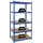 Proregal Schwerlastregal Taurus HxBxT 180 x 90 x 60 cm Fachlast 175 kg Blau 180x90x60cm Gesamtlast 875kg Kellerregal, Steckregal, Garagenregal, Lagerregal