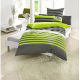 OTTO home Majoran Polycotton recycelt grün 135 x 200 cm + 40 x 80 cm	