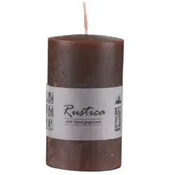 Kopschitz Kerzen Rustikale durchgefärbte Kerze Bordeaux, 200 x 70 mm, Stumpenkerze, rußarm, tropffrei, RAL Kerzengüte Qualität