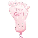 amscan® Amscan 07690 01 It's a Girl!", Folienballon, rosa, 58 x 82 cm,