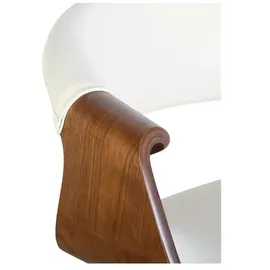 CLP 2er Set Esszimmerstuhl Foley Mit Kunstleder- Oder Stoffbezug I Küchenstuhl Mit Armlehne Und Holzgestell