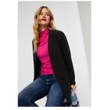 STREET ONE Casual Longblazer - Schwarz