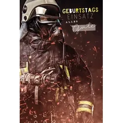 SKORPION Geburtstagskarte Feuerwehr 51-10658 Bild