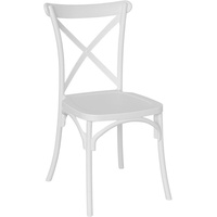 Stuhl Kunststoff Weiß Sprint Stapelbar Zu Überqueren