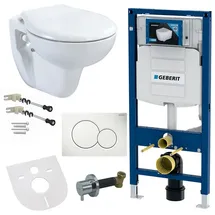 Geberit Taharet Bidet Wand-WC mit WC-Sitz Weiß