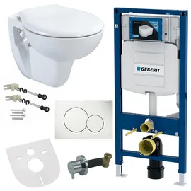 Geberit Taharet Bidet Wand-WC mit WC-Sitz Weiß