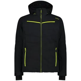 CMP Herren Skijacke MAN JACKET ZIP HOOD 34W4357-U901 48 - Nero - 48