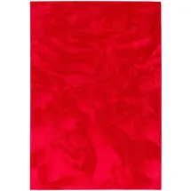 Pergamon Luxus Super Soft Fellteppich Pearl Rot 80x150cm