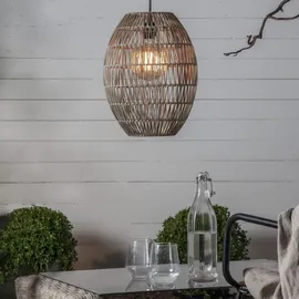 StarTrading Best Season Lampenschirm 'Linde', beige, für E27 ca. 30x40 cm