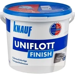 Knauf Spachtelmasse Uniflott Finish Endverspachtelung im System Uniflott